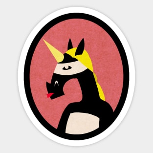 Masked Unicorn V04 Sticker